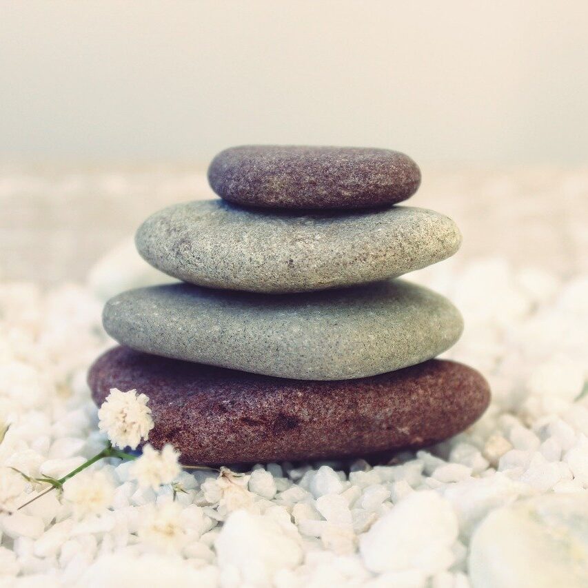 stones, meditation, balance